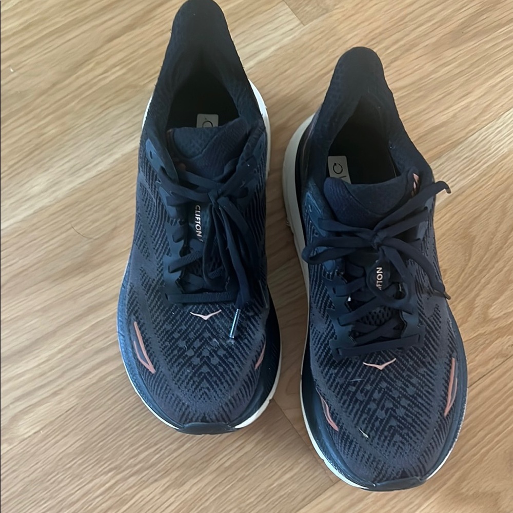 HOKA Black Athletic Running Shoes